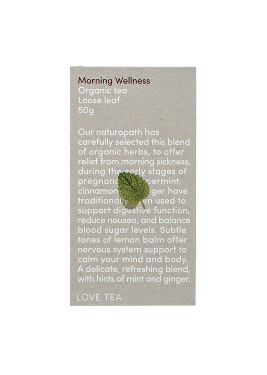 Love Tea Organic Morning Wellness Loose Leaf 50g