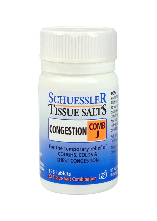 Martin Pleasance Tissue Salts Comb J (congestion) 125t