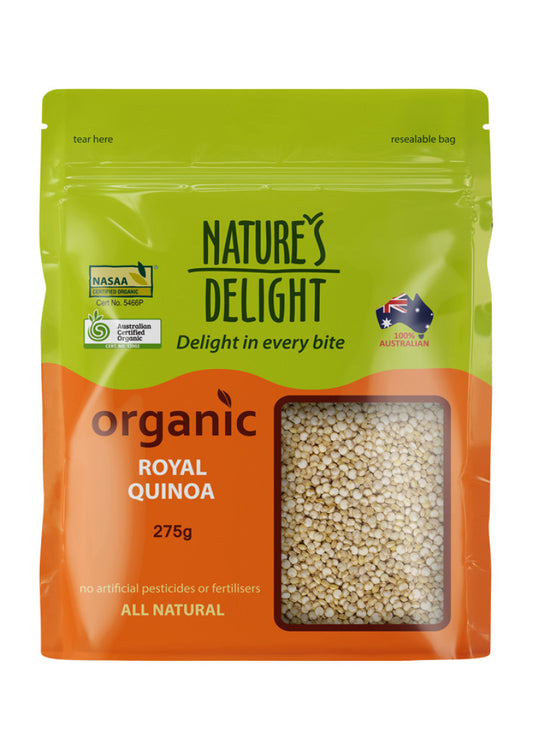 Natures Delight Organic Quinoa Royal 275g