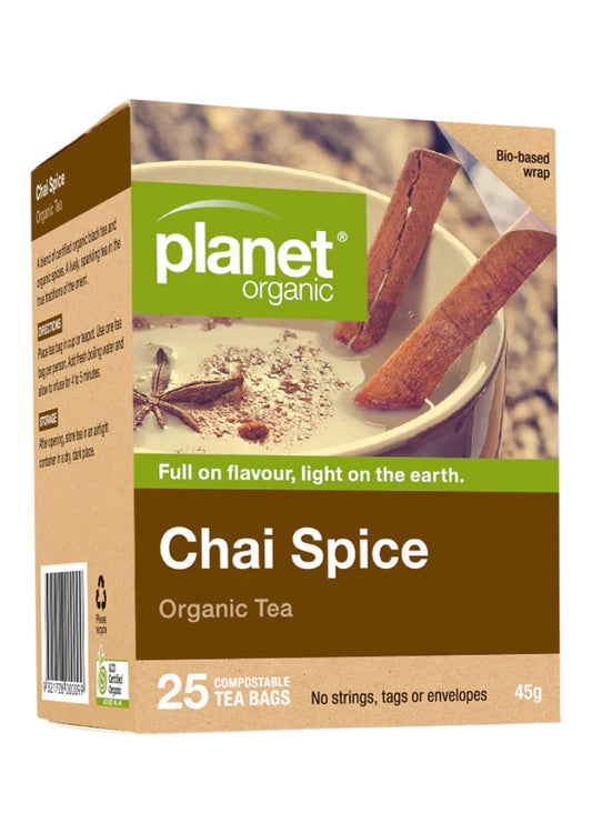 Planet Organic Org Chai Spice Tea X 25 Tea Bags