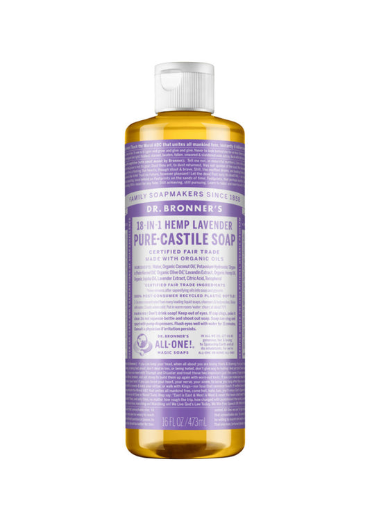 Dr. Bronners Pure Castile Liq Magic Soap Lavender 473ml