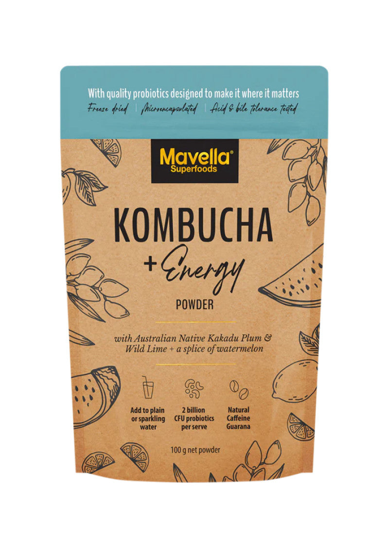 Mavella Superfoods Kombucha Plus Energy Powder 100g