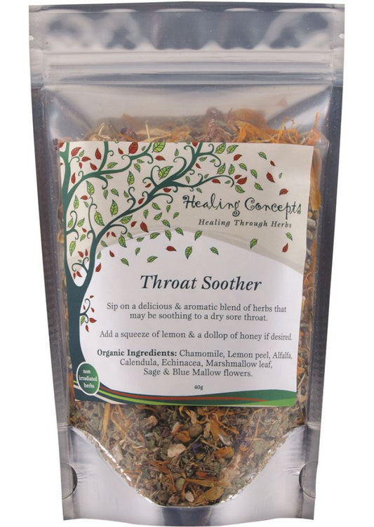 Healing Concepts Org Tea Blend Throat Soother 40g