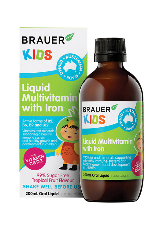 Nuchev Kids Multivitamin Liq With Iron 200ml