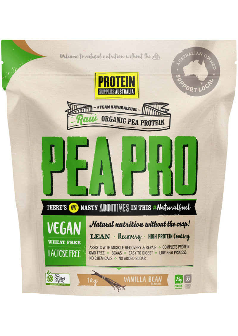 Protein Supplies Protein Pea Isolate Vanilla 1kg