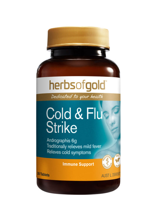 Herbs Of Gold Cold And Flu Strike 30t