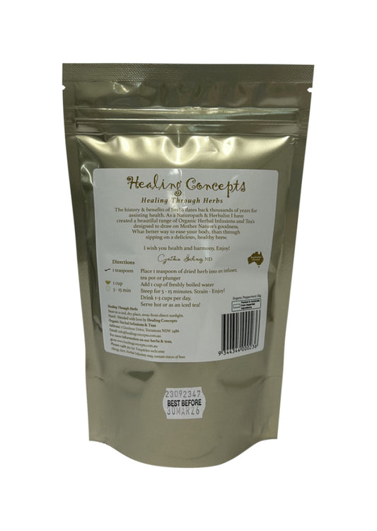 Healing Concepts Org Tea Peppermint 30g