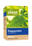 Planet Organic Org Peppermint Herbal Tea X 50 Tea Bags