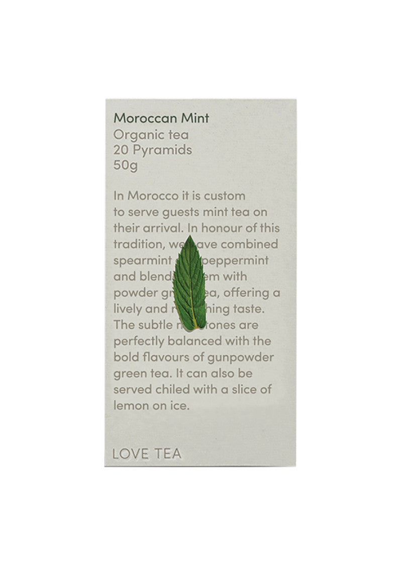 Love Tea Organic Moroccan Mint X 20 Pyramids