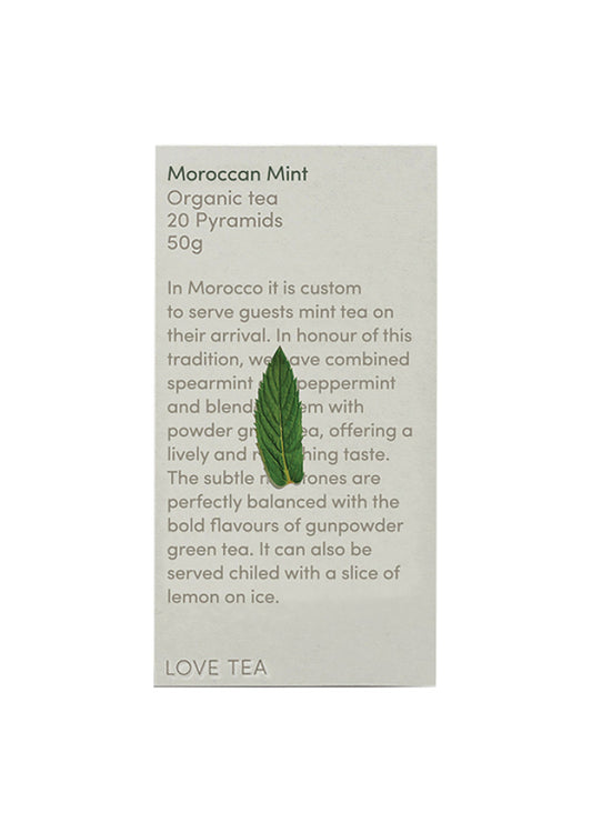 Love Tea Organic Moroccan Mint X 20 Pyramids