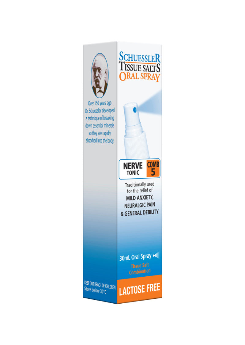 Martin Pleasance Tissue Salts Comb 5 (nerve Tonic) Sp 30ml
