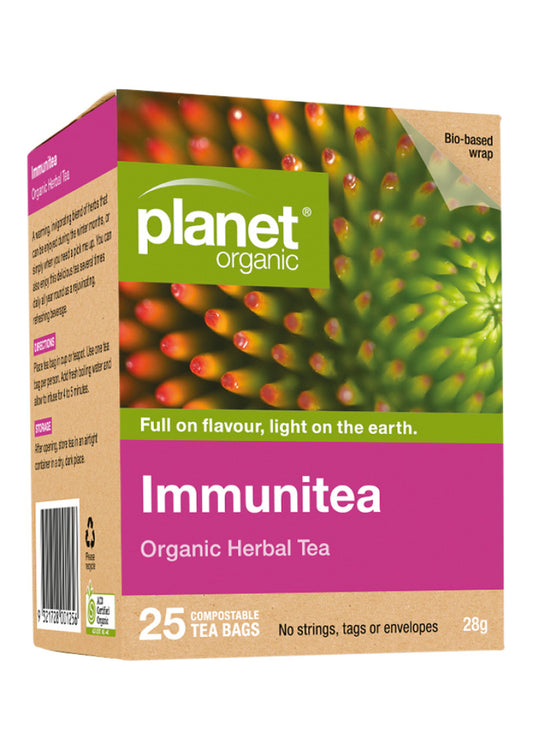 Planet Organic Org Immunitea Herbal Tea X 25 Tea Bags