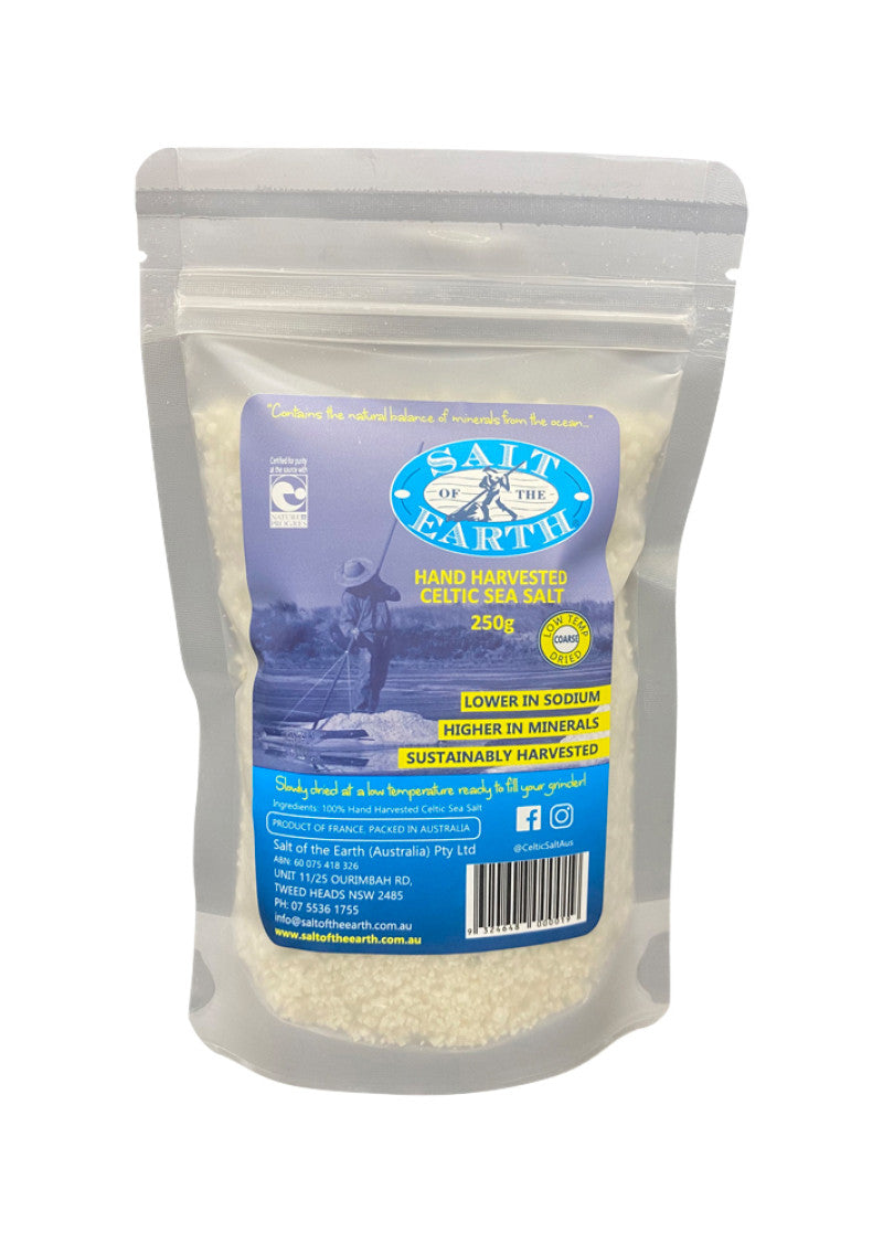Salt Of The Earth Celtic Sea Salt Coarse Pre Dried 250g