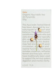 Love Tea Organic Ayurvedic Tea Vata X 20 Pyramids