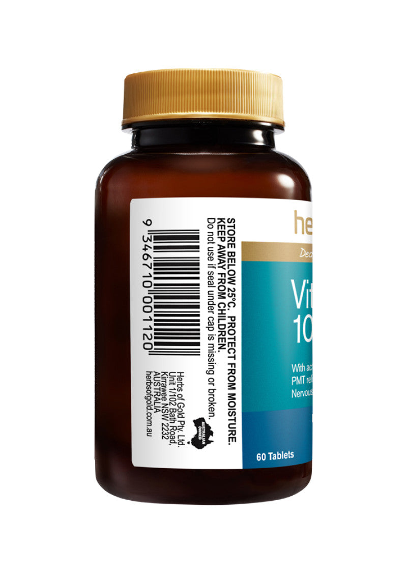Herbs of Gold Vitamin B6 100mg 60t