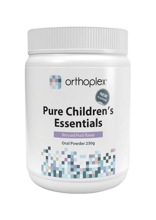 Orthoplex White Childrens Essentials Berry Peach 250g