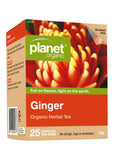 Planet Organic Org Ginger Herbal Tea X 25 Tea Bags