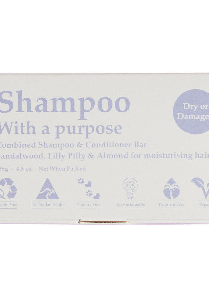 Shamp W A Purpose Bar Shamp Condit Dry Or Damaged 135g