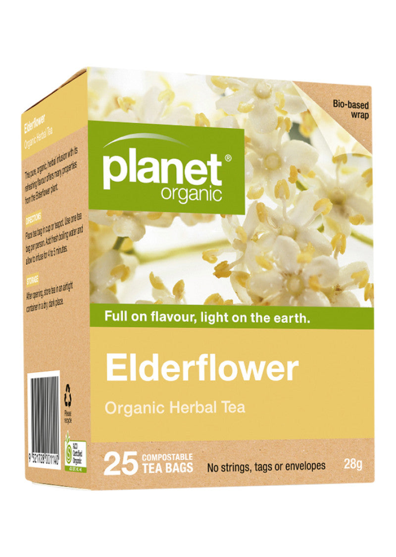 Planet Organic Org Elderflower Tea X 25 Tea Bags