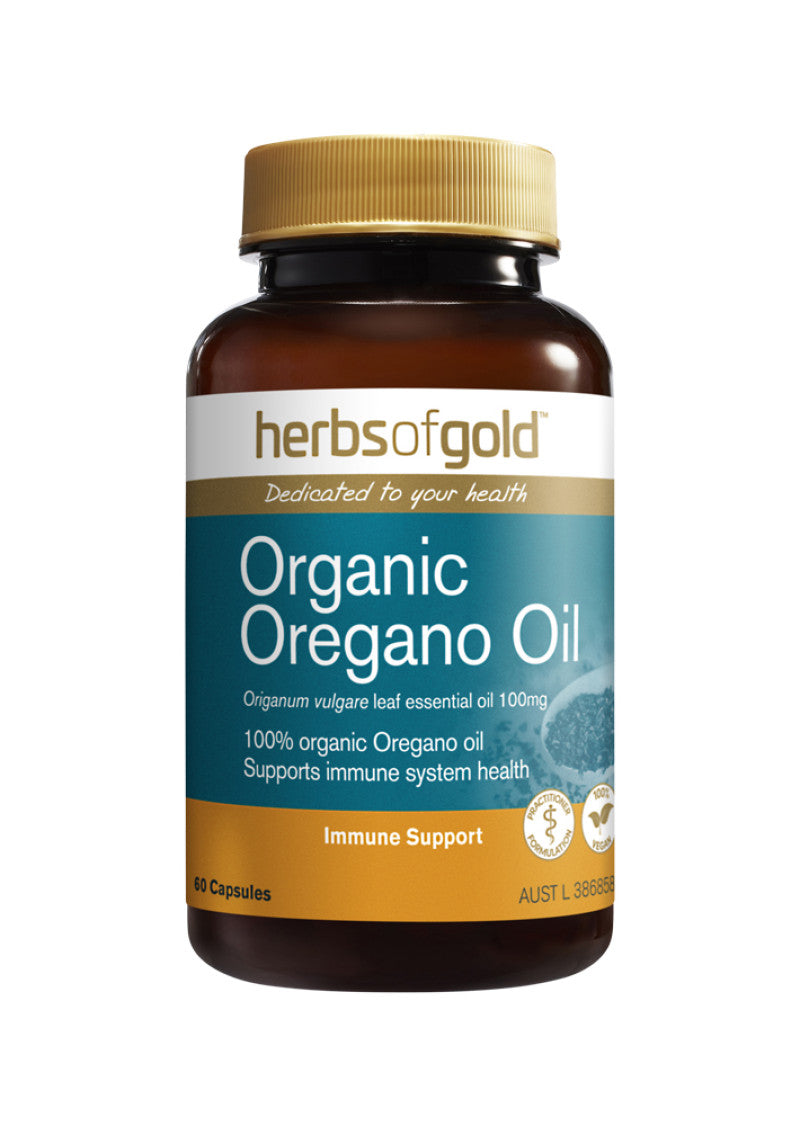Herbs Of Gold Organic Oregano Oil 60c