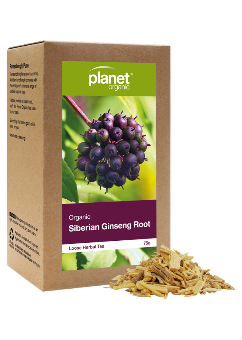 Planet Organic Org Siberian Ginseng Rt Loose Leaf Tea 75g