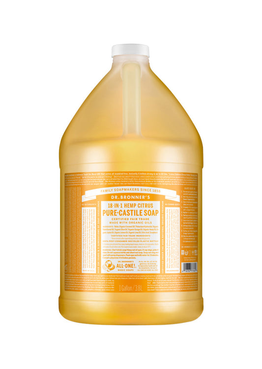 Dr. Bronners Pure Castile Liq Magic Soap Citrus 3.78l