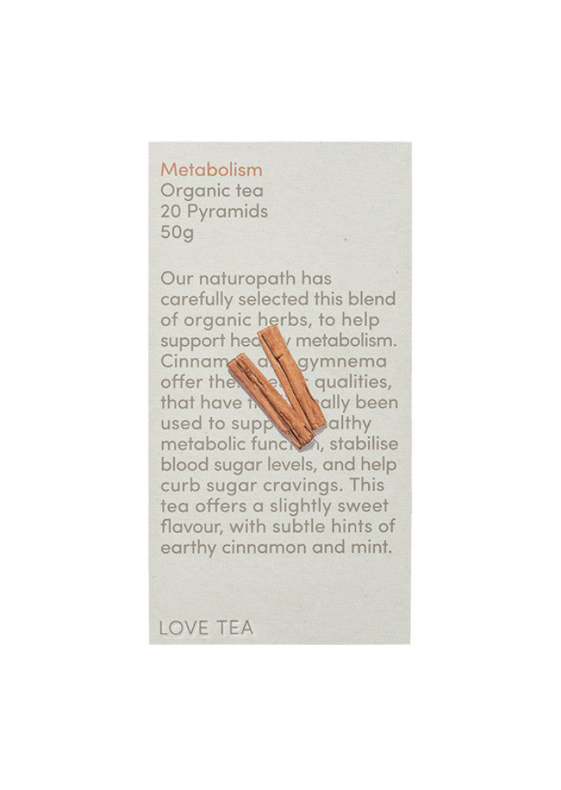 Love Tea Organic Metabolism X 20 Pyramids