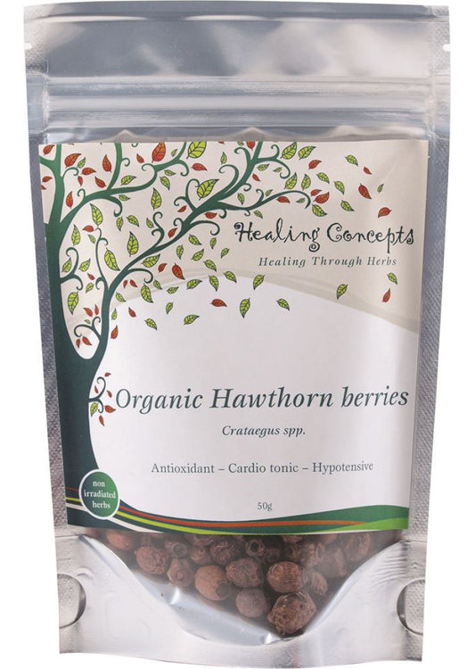 Healing Concepts Org Tea Hawthorn Berries 50g