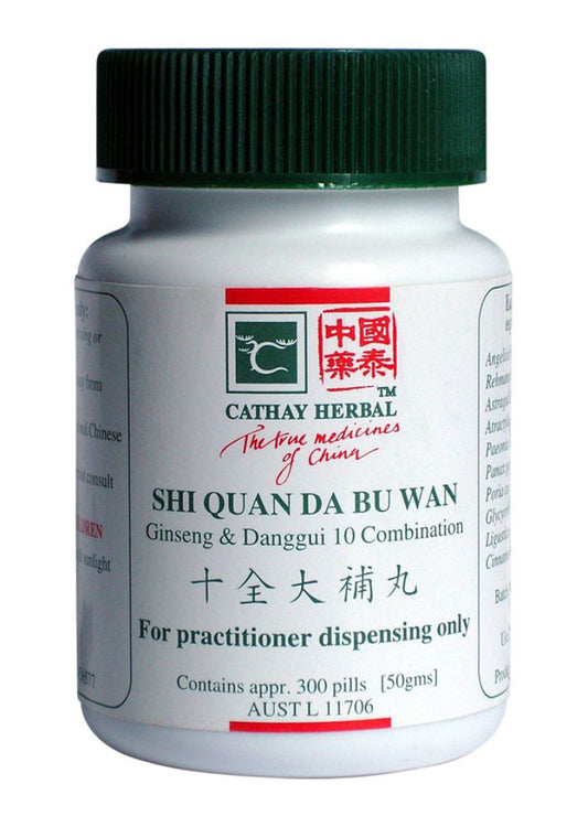 Cathay Herbal Ginseng And Danggui Ten Comb Pill 50g