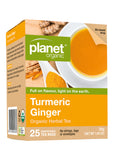 Planet Organic Org Turmeric Ginger Tea X 25 Tea Bags