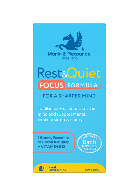 Martin Pleasance Rest and Quiet Focus Formula Spray 25ml