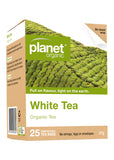 Planet Organic Org White Tea X 25 Tea Bags