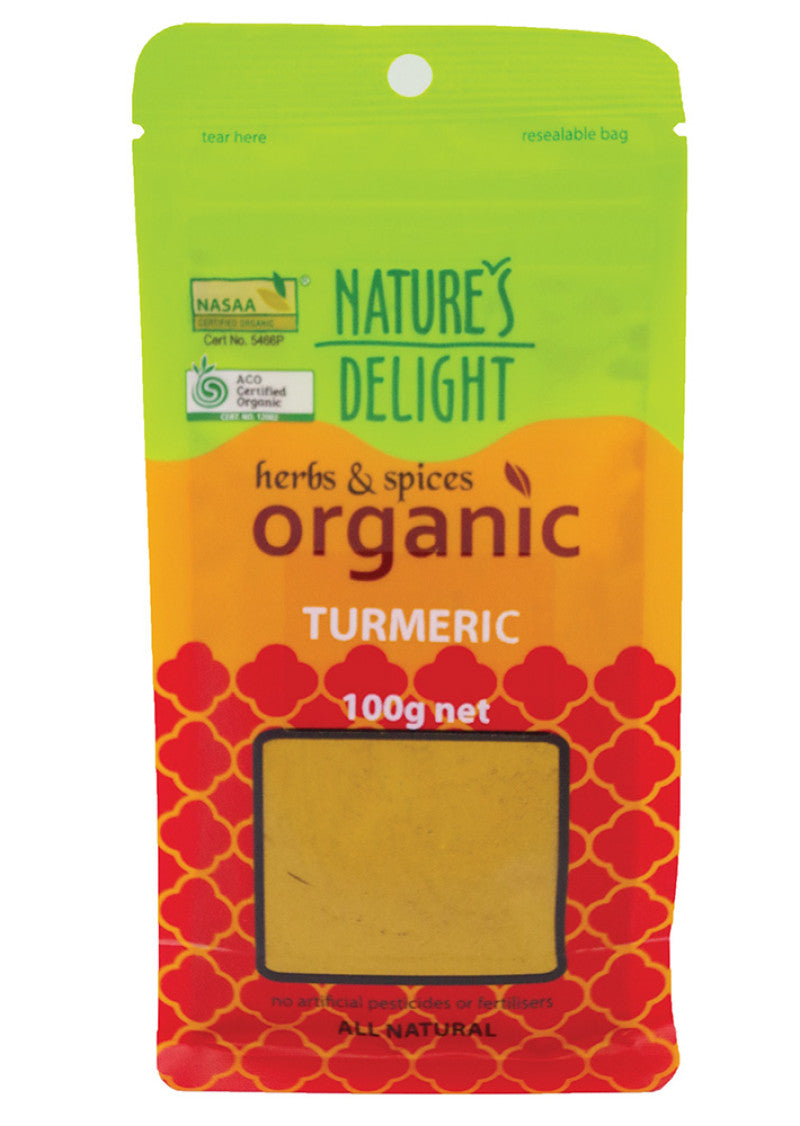 Natures Delight Organic Turmeric Powder 100g