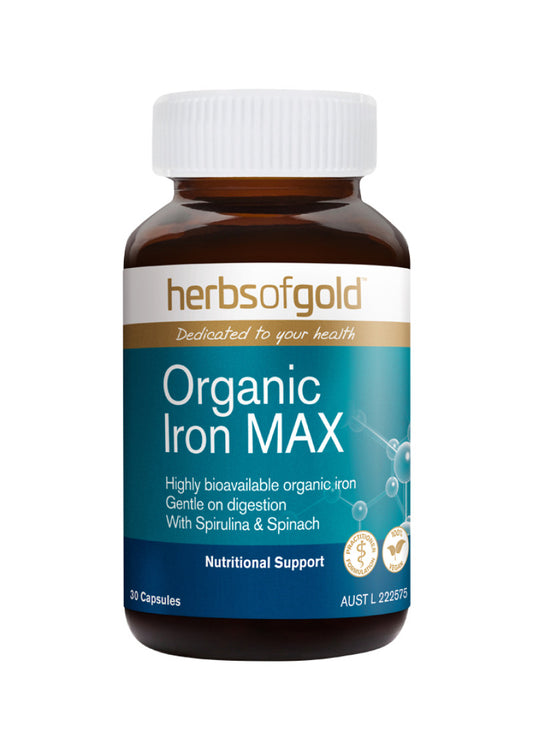 Herbs Of Gold Organic Iron Max *sell Thru, New Sku 2835562*