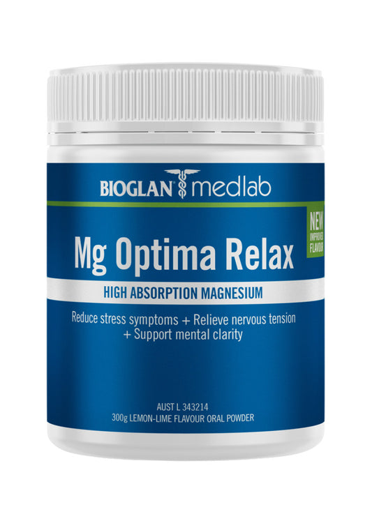 Bioglan Medlab Mg Optima Relax *sell Thru, New Sku 2827386*