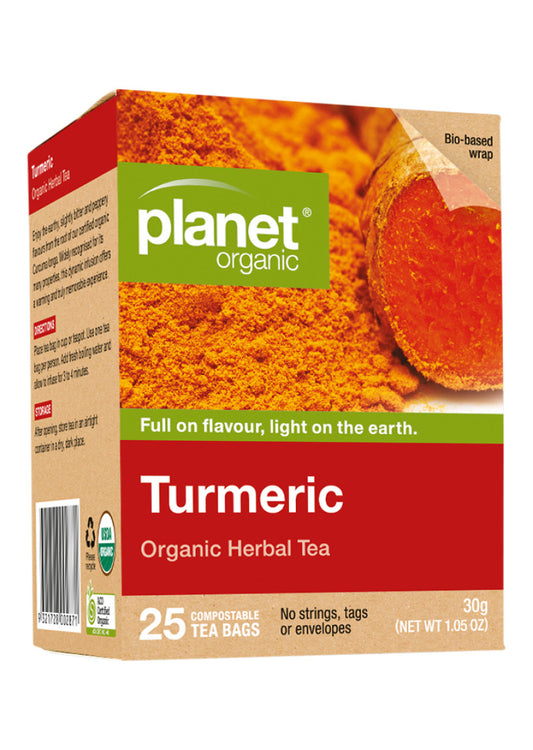 Planet Organic Org Turmeric Herbal Tea X 25 Tea Bags