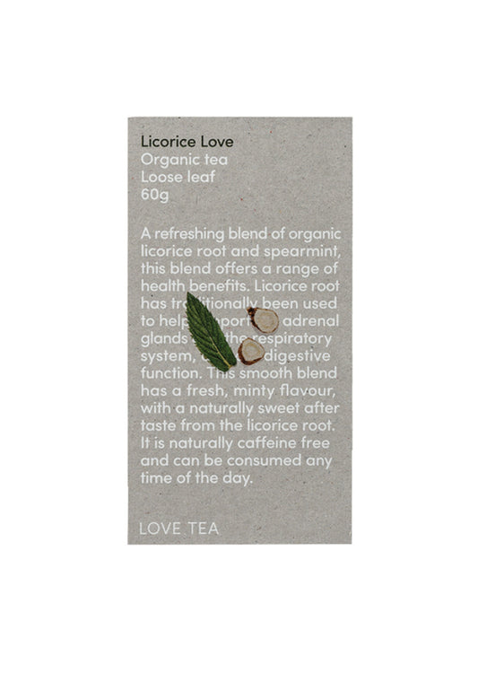 Love Tea Organic Licorice Love Loose Leaf 60g