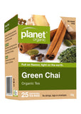 Planet Organic Org Green Chai Tea X 25 Tea Bags
