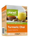 Planet Organic Org Turmeric Chai Herbal Tea X 25 Tea Bags