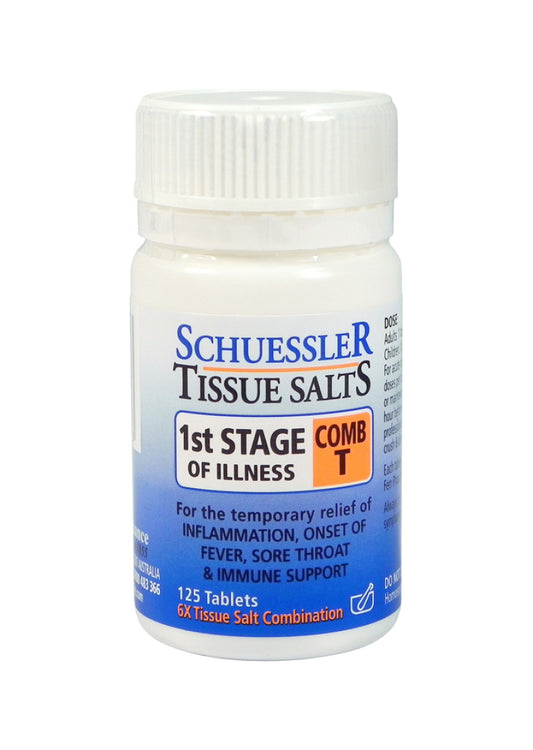 Martin Pleas Tissue Salts Comb T 1st Stage Of Illness 125t