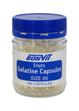 Bonvit Empty Gelatine Capsules Oo Size 100 Capsules