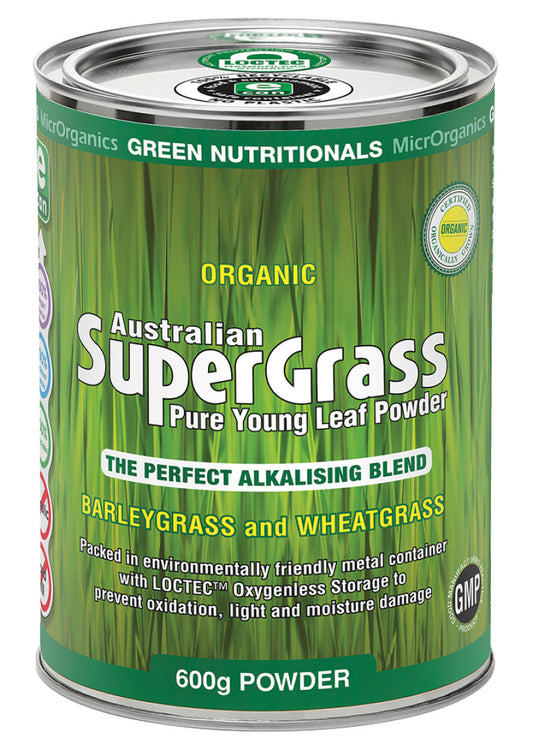 Green Nutritionals Org Aust Supergrass Powder 600g