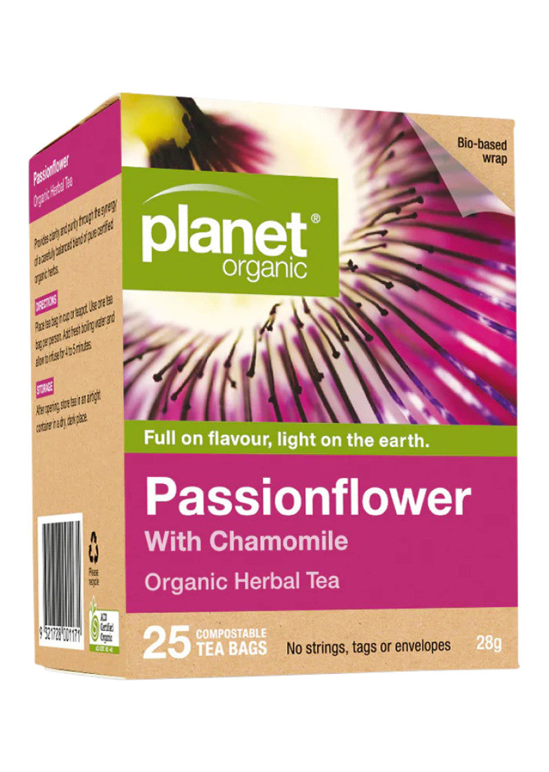 Planet Organic Org Passion Flower Herbal Tea X 25 Tbags