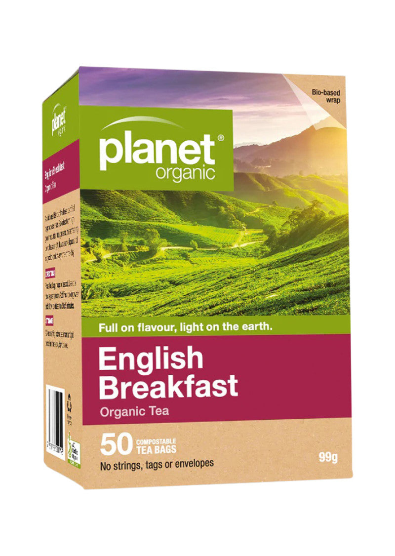 Planet Organic Org English Breakfast Tea X 50 Tea Bags