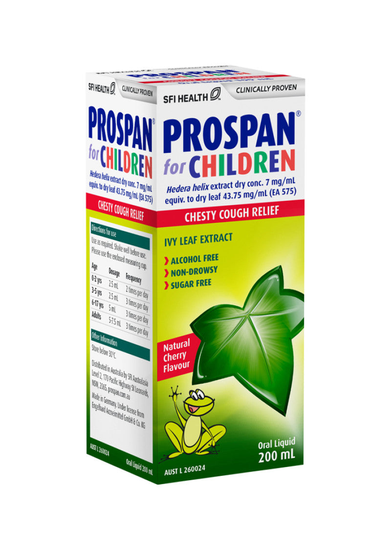 Prospan Color SFI Health Prospan For Children Chesty Cough Relief 200ml ...