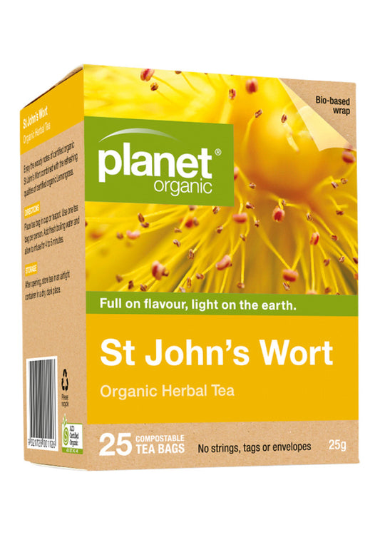 Planet Organic Org St John's Wort Herbal Tea X 25 Tea Bags