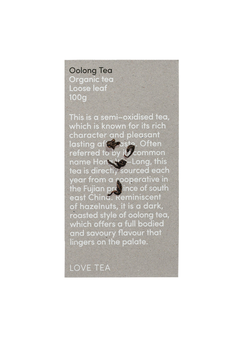 Love Tea Organic Oolong Tea Loose Leaf 100g