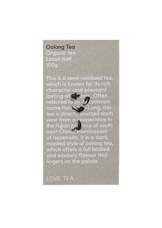 Love Tea Organic Oolong Tea Loose Leaf 100g