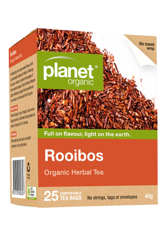 Planet Organic Org Rooibos Herbal Tea X 25 Tea Bags