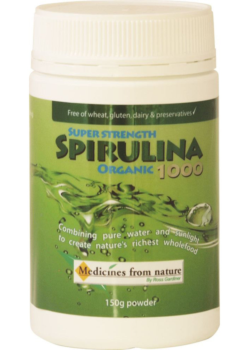 Medicines From Nature Org Spirul Supstrgth 1000 Pwd 150g